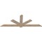 Ekena Millwork Kennewick Smooth Timber Gable Bracket, Douglas Fir, 84"W x 31"H x 1 1/2"D x 5 1/2"F, 9/12 Pitch GBW084X31X0206KEN00SDF - alternate 3